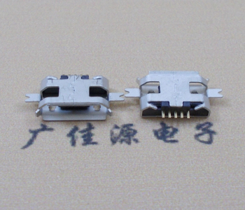 长武MICRO USB 5P接口 沉板1.2贴片 卷边母座