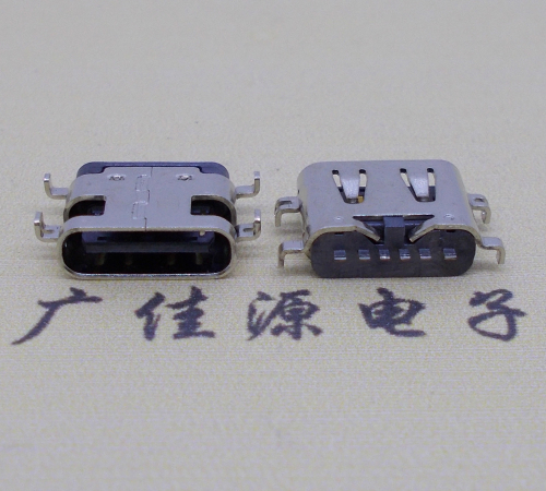 龙江镇USBType-C6P母座沉板1.6连接器