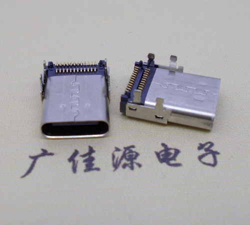 汉寿板上型Type-C24P母座双排SMT贴片连接器