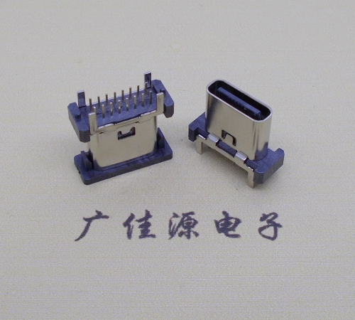 明光立式插板type-c16p母座长H=8.8mm