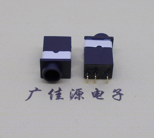 覃塘PJ-2030防水耳机插座 铜材质铜针2.5/3.5音频插口