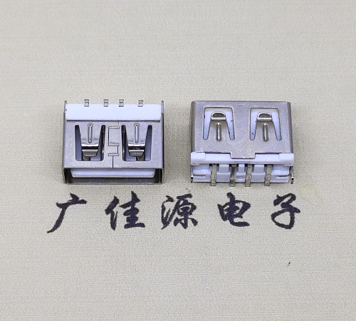 湘乡usbA母立贴10.0mm短体 DIP立插式连接器接口
