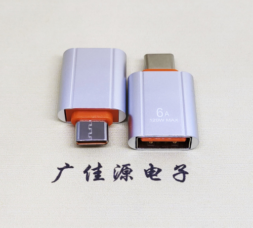 迭部USB 3.0A母接口转Type-C公OTG充电数据5V快速3A电流